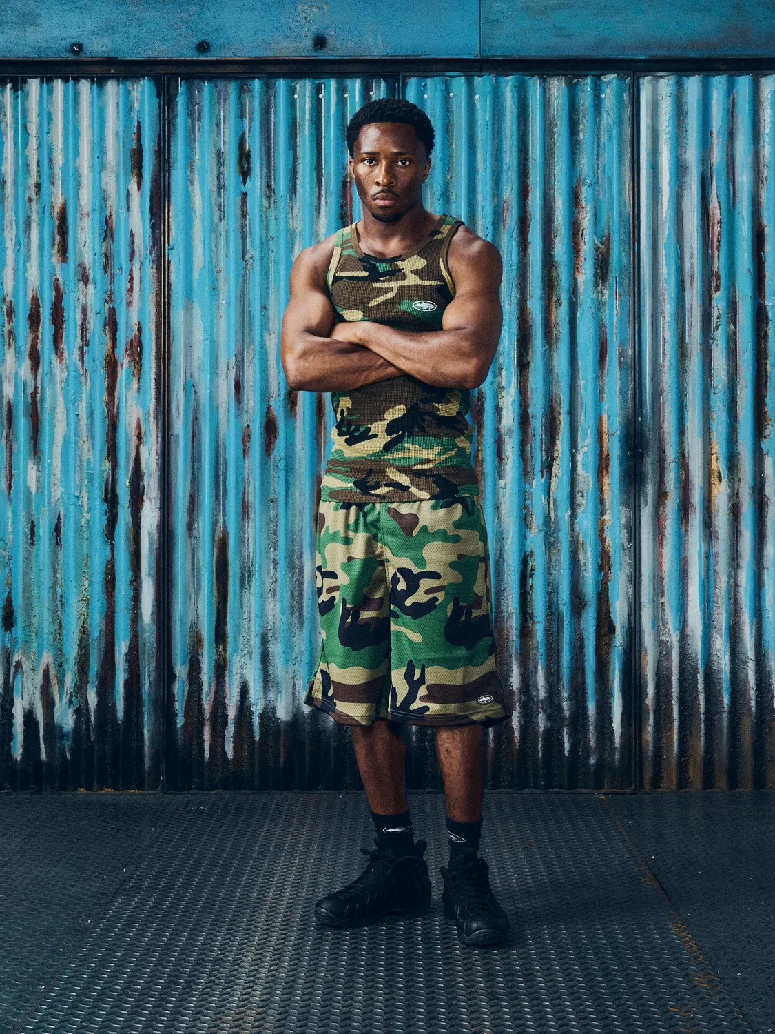 Corteiz HMP Classic Tank Top Woodland Camo