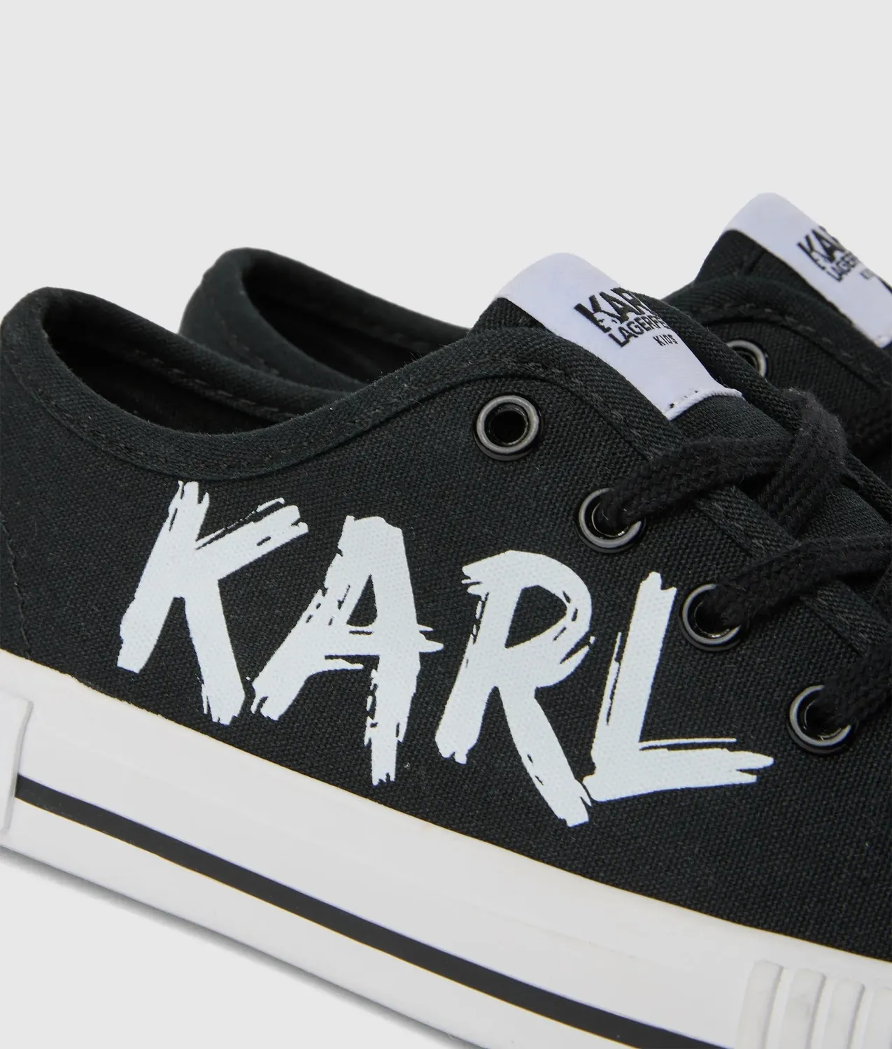 Karl Lagerfeld Graffiti Sneaker Jungen Low-Top Schnürer