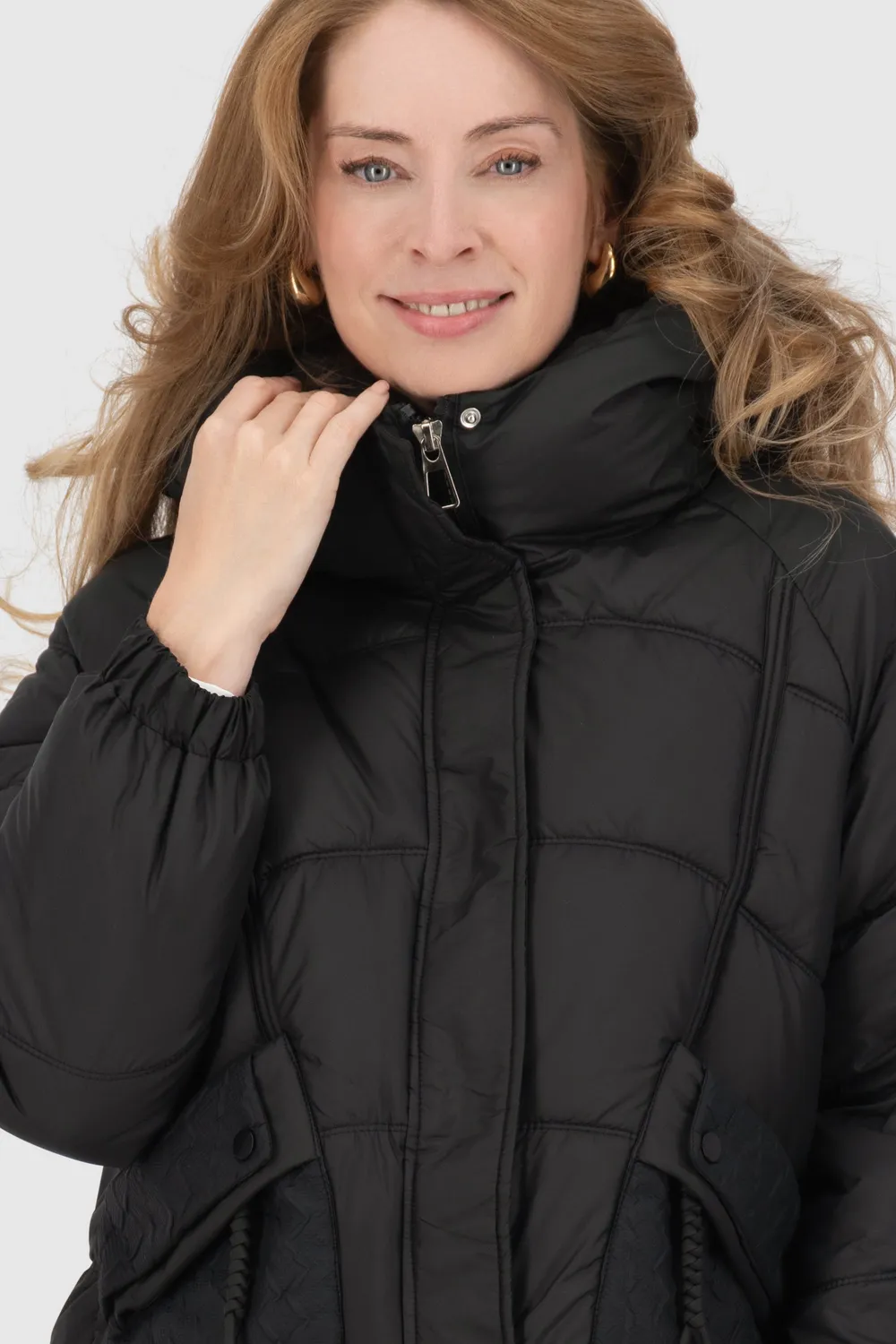 Alife & Kickin GlorianaAK A Puffer Jacket Schwarz Winter