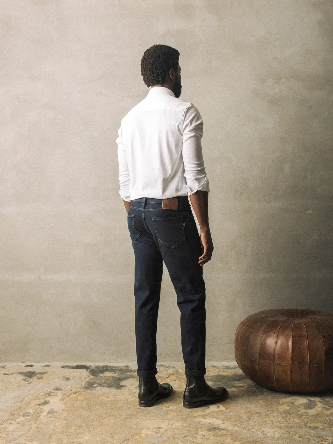 Mos Mosh MMGAndrew Jeans Regular Dunkelblau Stretch