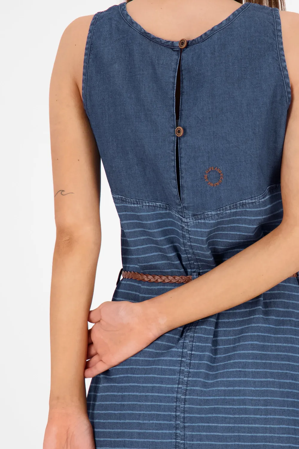 Alife & Kickin DojaAK DNM B Top Dress Dunkelblau Denim