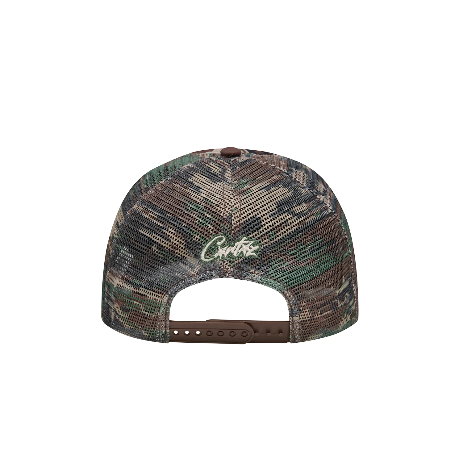 Corteiz Island Trucker Hat Digi Camo Puff Print