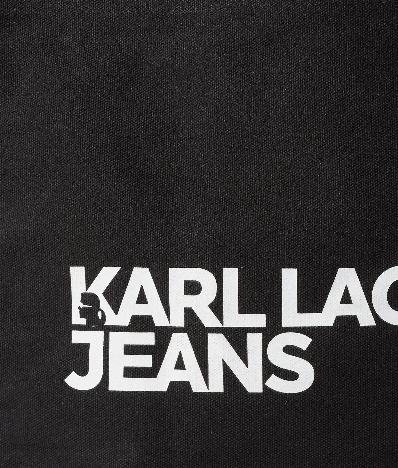 Karl Lagerfeld Jeans Logo Canvas Shopper recycelte Baumwolle