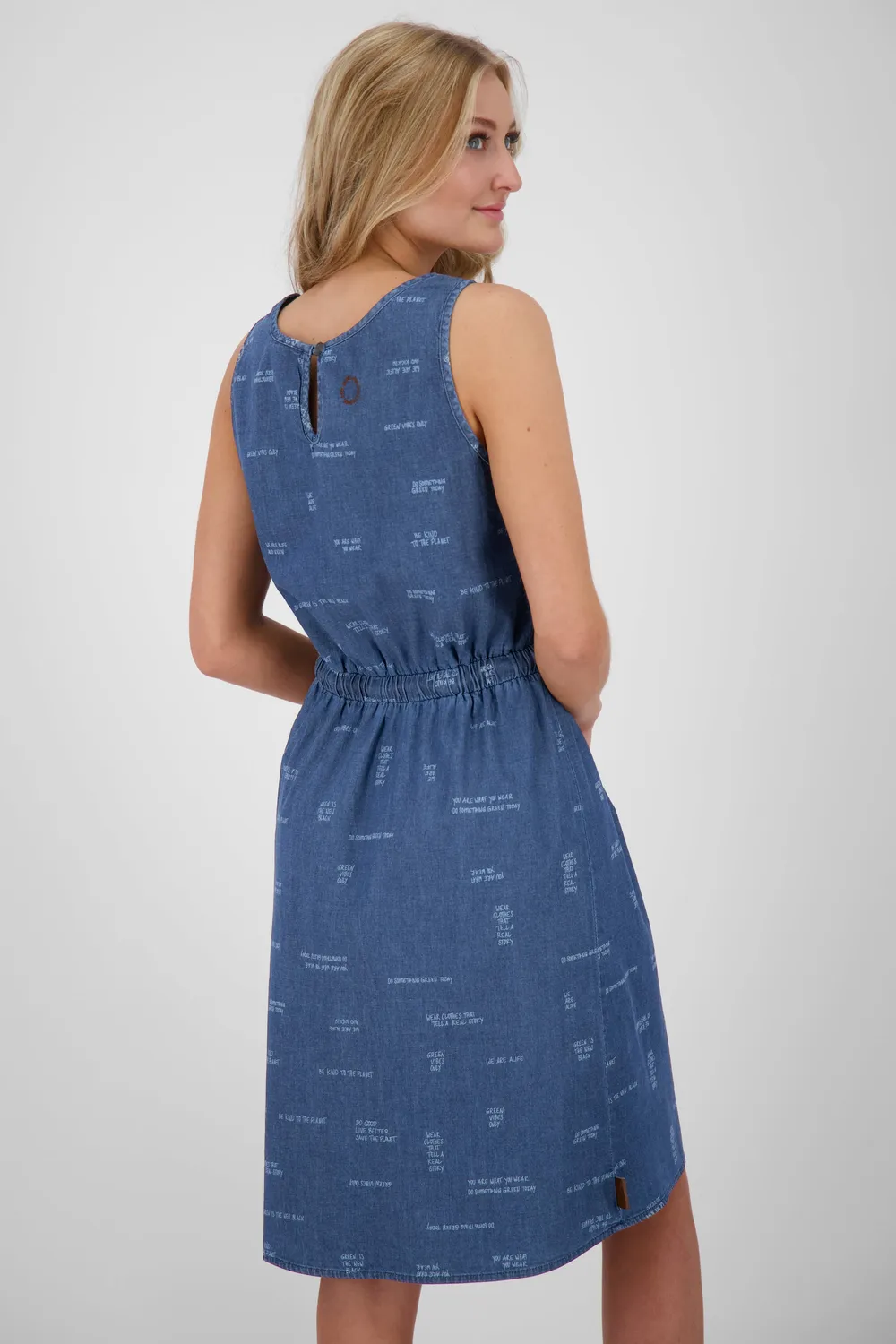 Alife & Kickin DojaAK Kleid Damen dunkelblau Denim