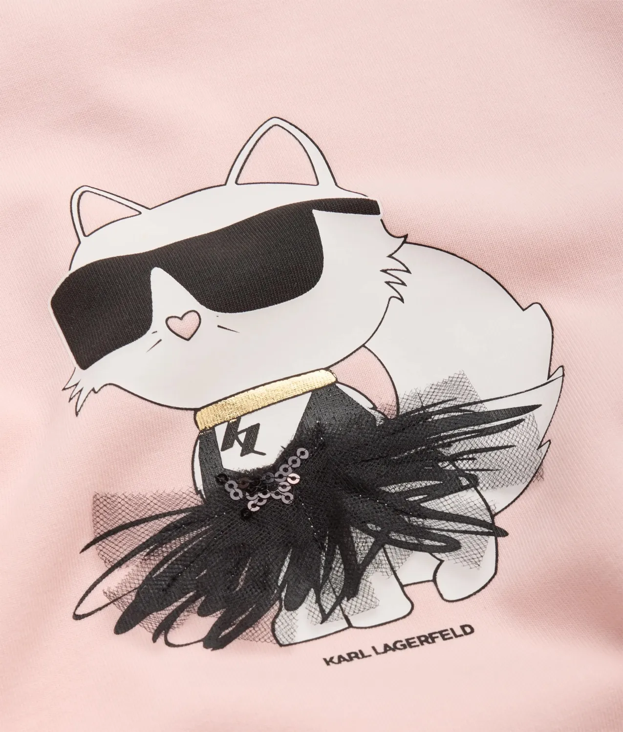 Karl Lagerfeld Ikon Choupette Sweatshirt Mädchen Tüll