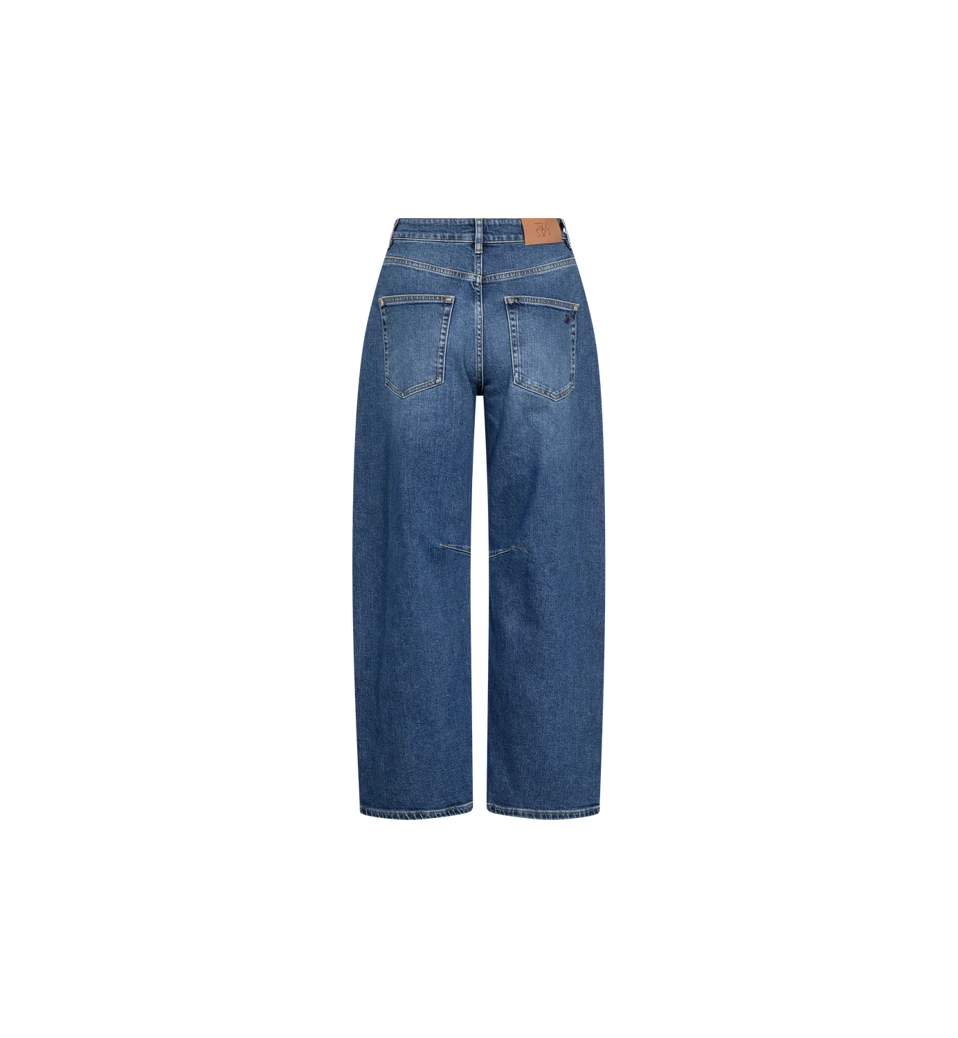 Mos Mosh MMTess Authentic Jeans Blue Barrel High-Waist