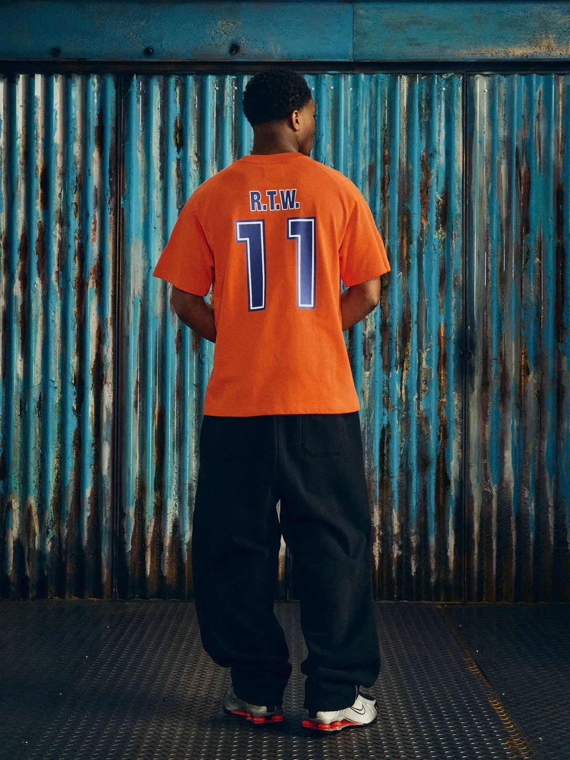 Corteiz Giapponese Cotton Jersey T-Shirt Orange 310g