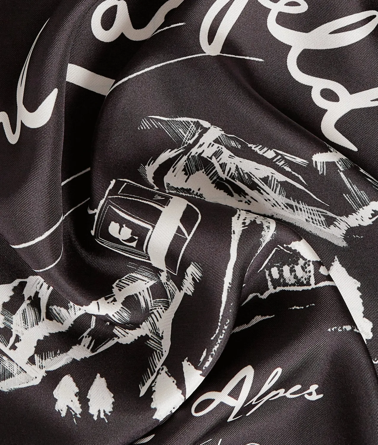 Karl Lagerfeld Après Ski Club Seidenschal One Size