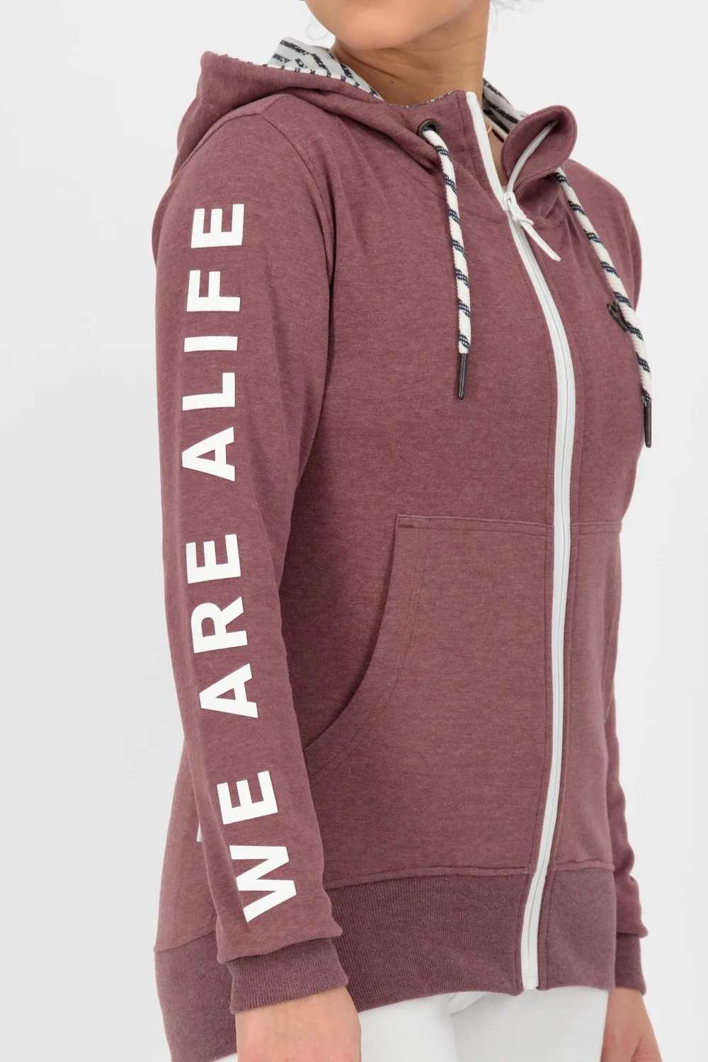 Alife & Kickin JessyAK A Sweatjacke Pink Kapuze