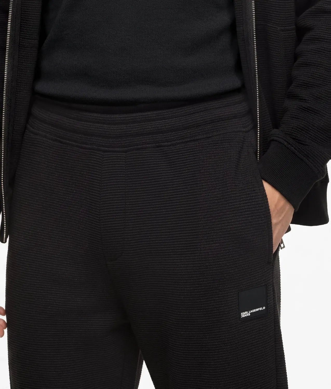 Karl Lagerfeld KL Jeans Waffle Jogginghose tapered