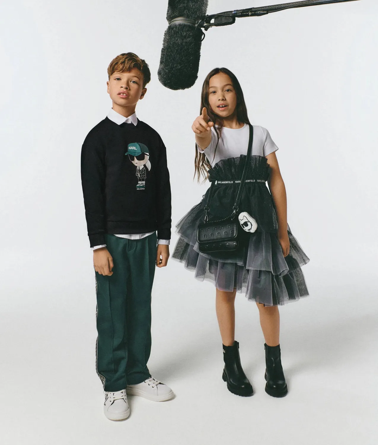 Karl Lagerfeld Boys Ikon Sweatshirt Crew-Neck
