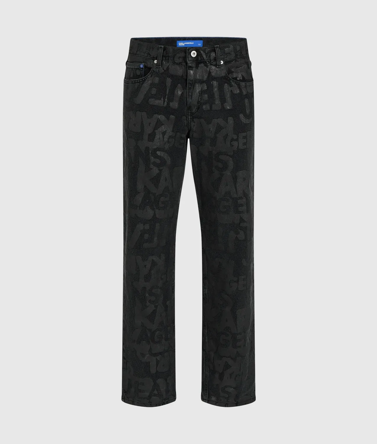 Karl Lagerfeld KL Jeans Logo Straight Jeans Allover