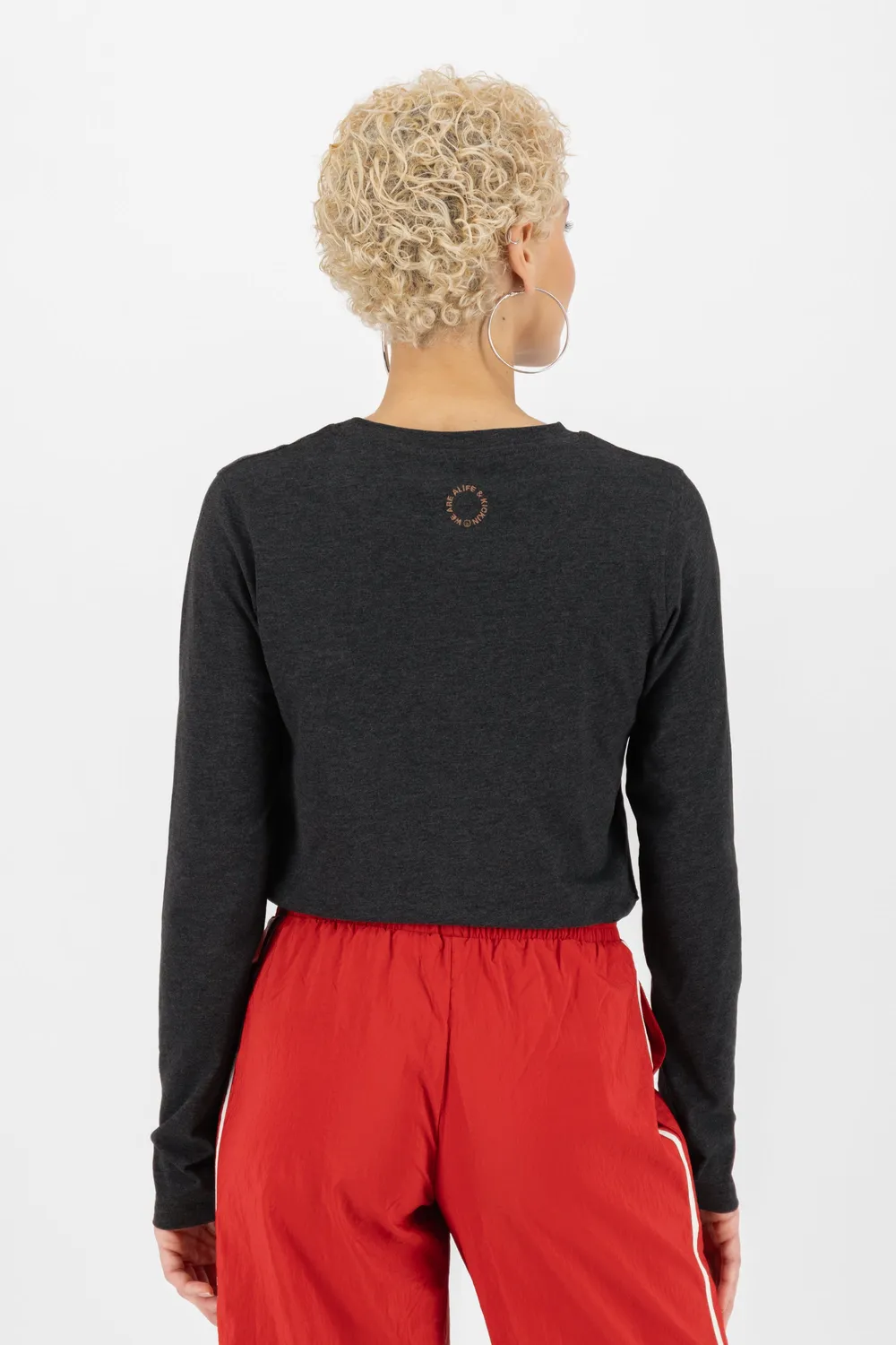 Alife & Kickin LeaAK A Longsleeve Schwarz Rundhals