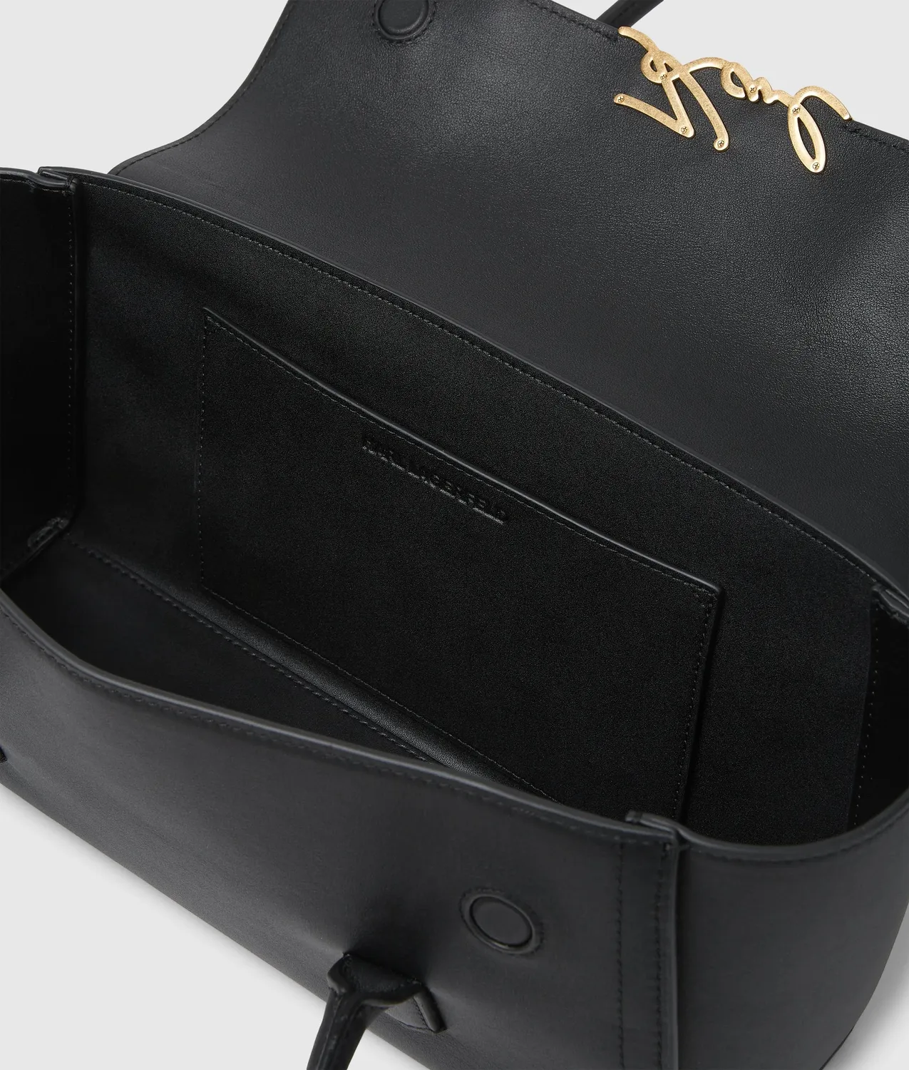 Karl Lagerfeld K/Signature Umhängetasche Leder Klappe