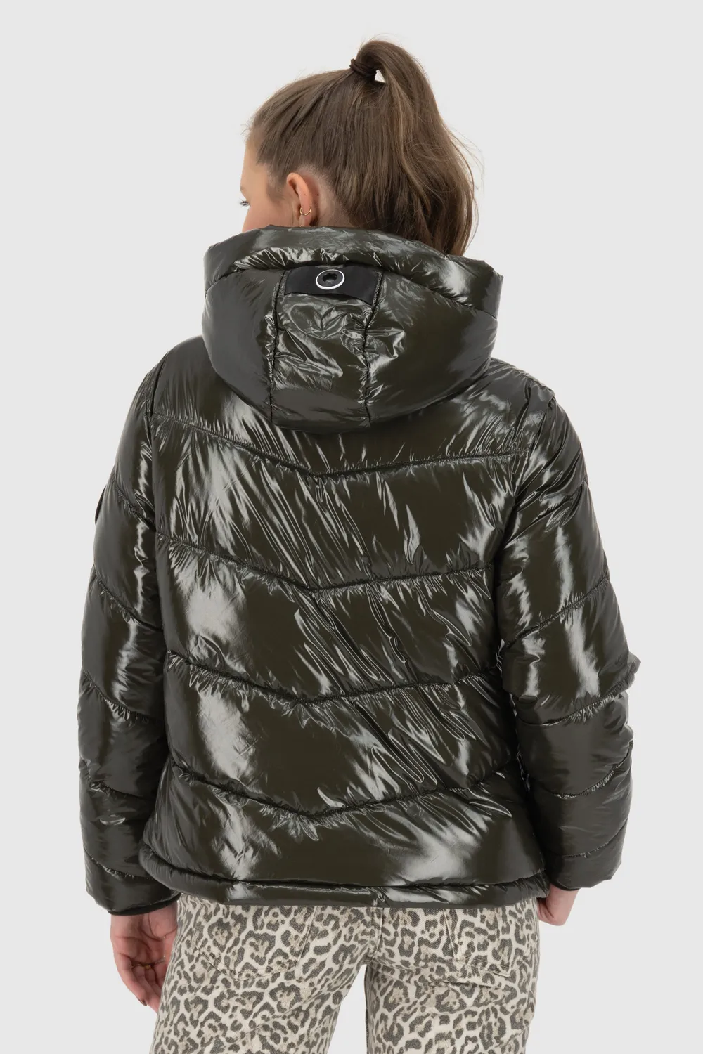 Alife & Kickin DayanyAK A Pufferjacke Damen schwarz Glanz