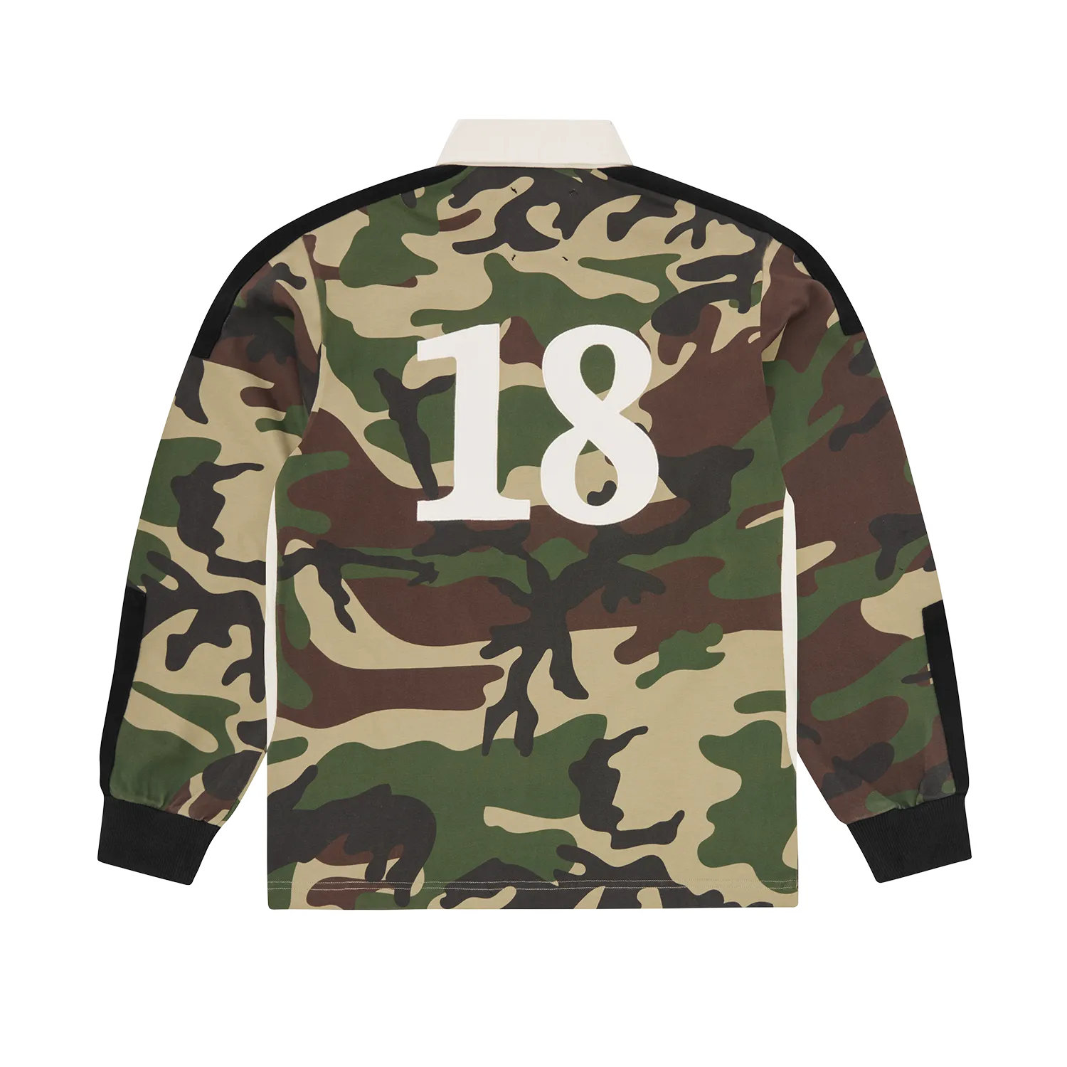 Corteiz Panelled Rugby Woodland Camo 340g