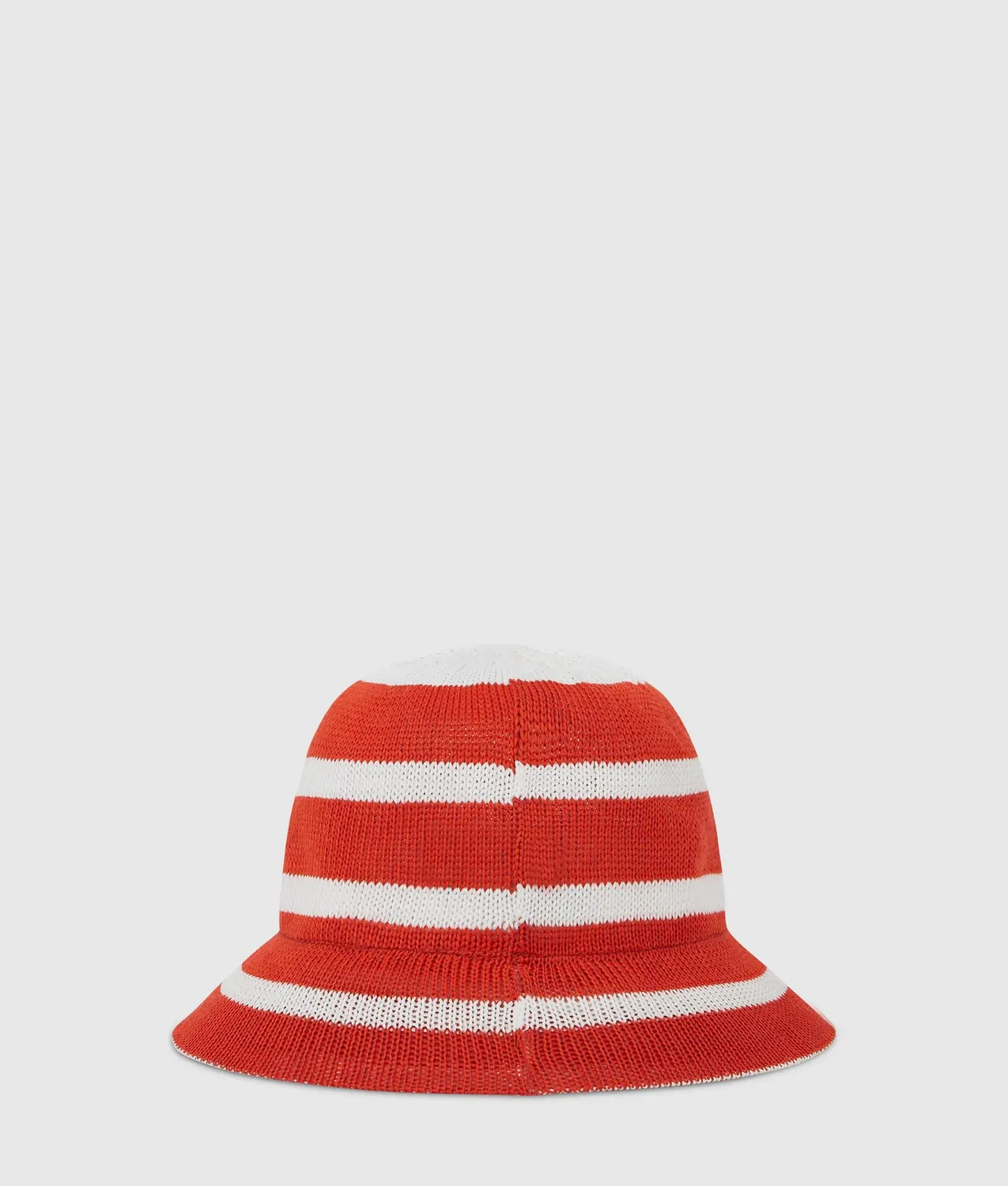 Karl Lagerfeld Jeans Bucket Hat Strick Gestreift Patch