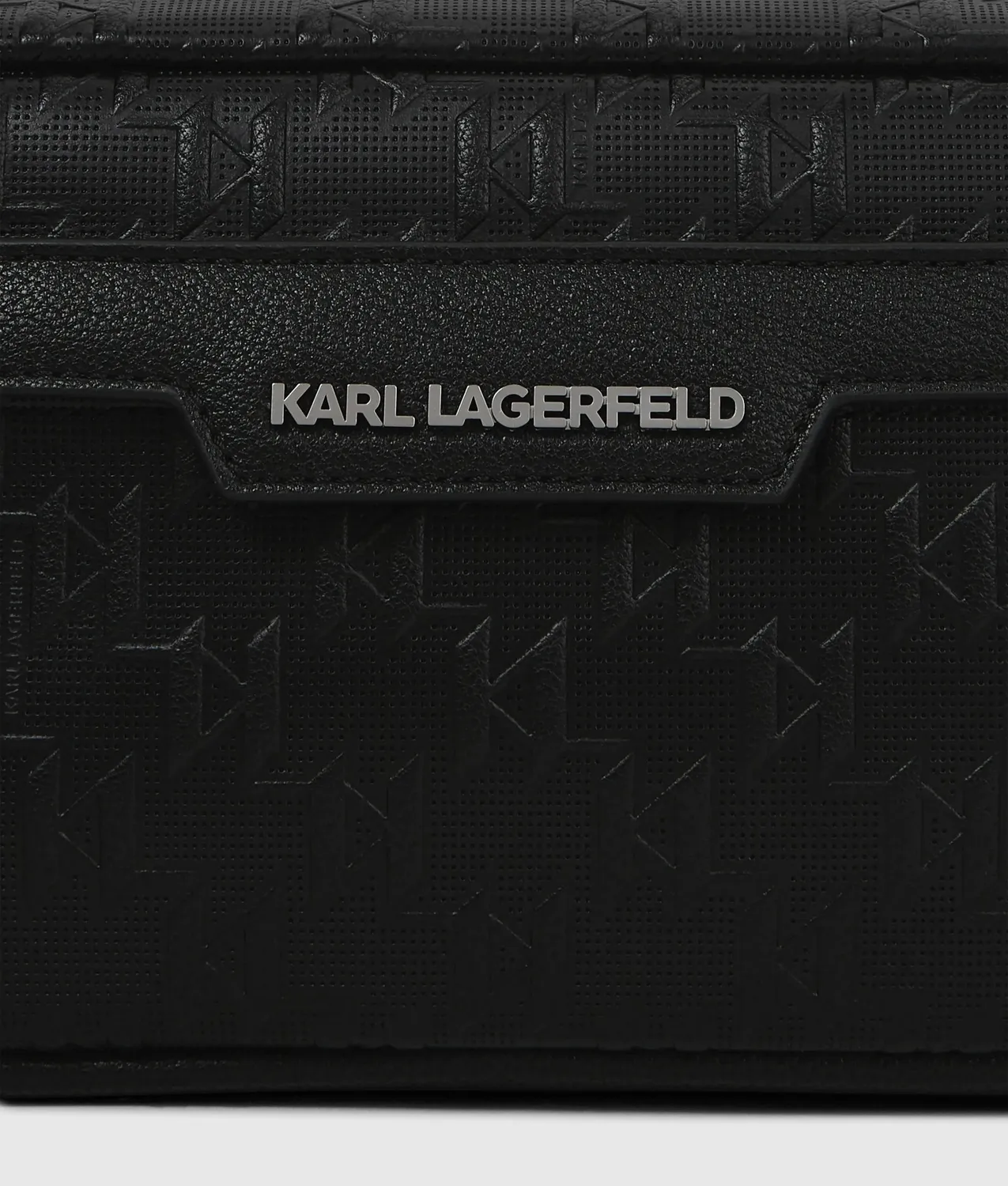 Karl Lagerfeld K/Monogram Crossbody Tasche perforiert