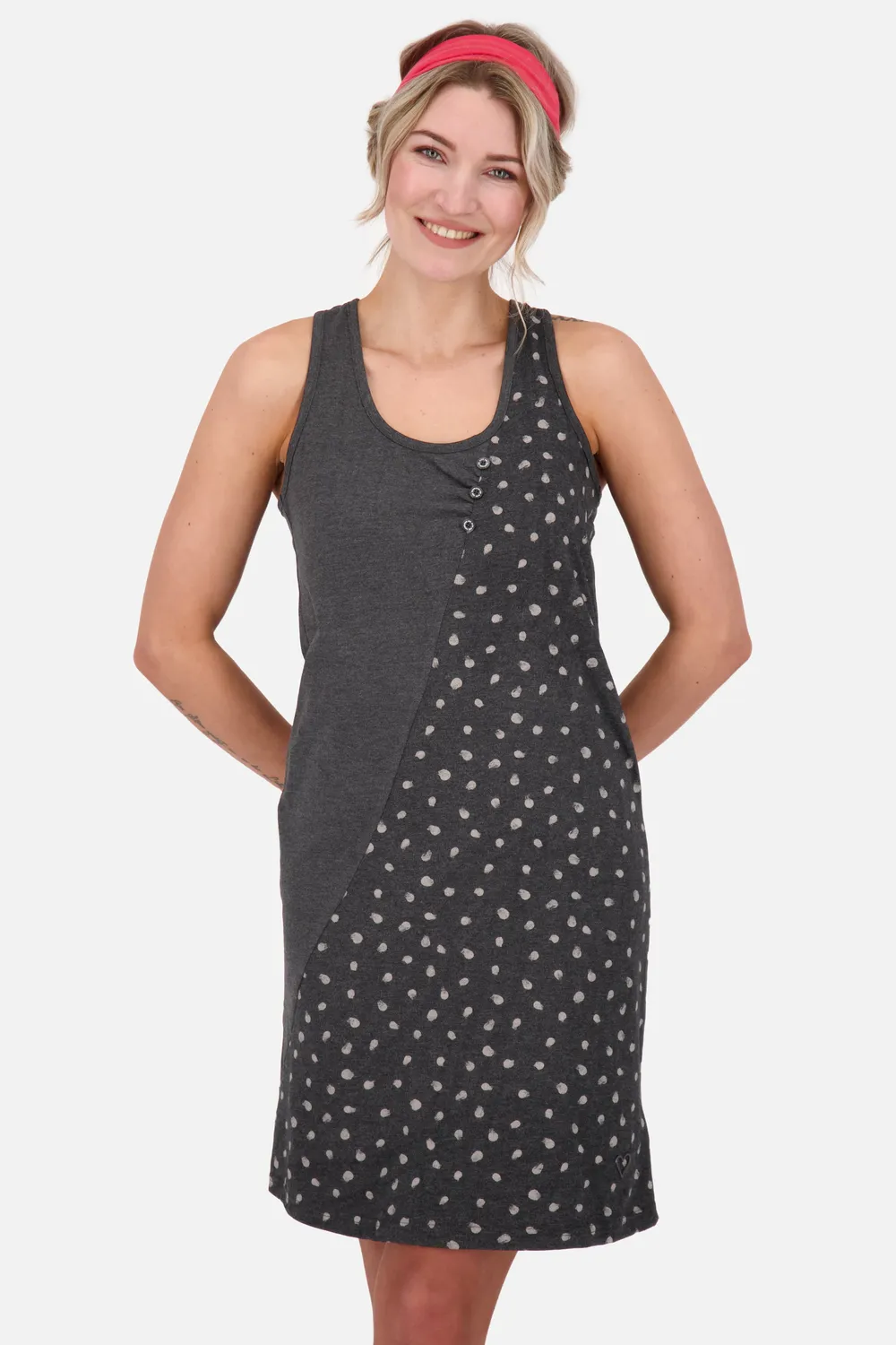 Alife & Kickin CameronAK B Dress Kleid Schwarz Ärmellos