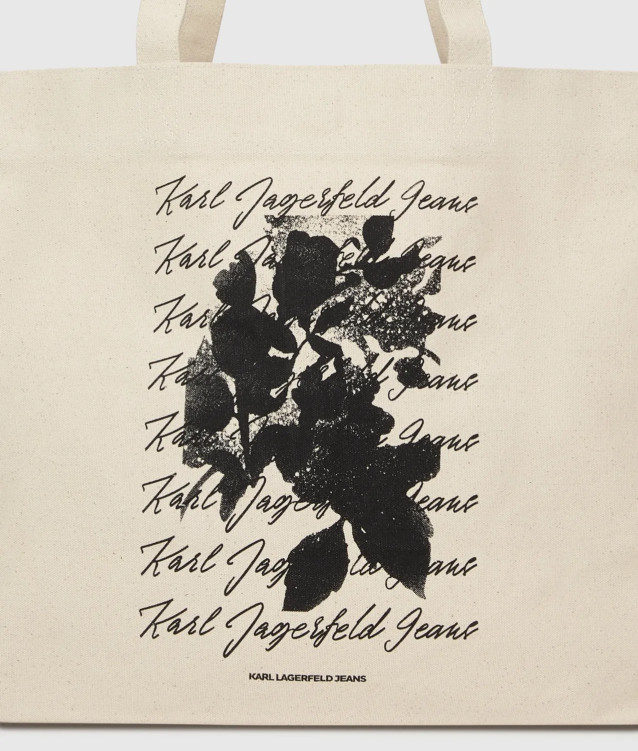 Karl Lagerfeld KL Jeans Floral Shopper Canvas Einheitsgröße