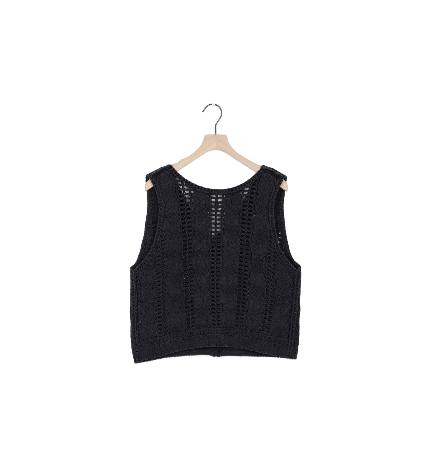 Mos Mosh MMAlbanju Knit Lace Strickweste L Phantom