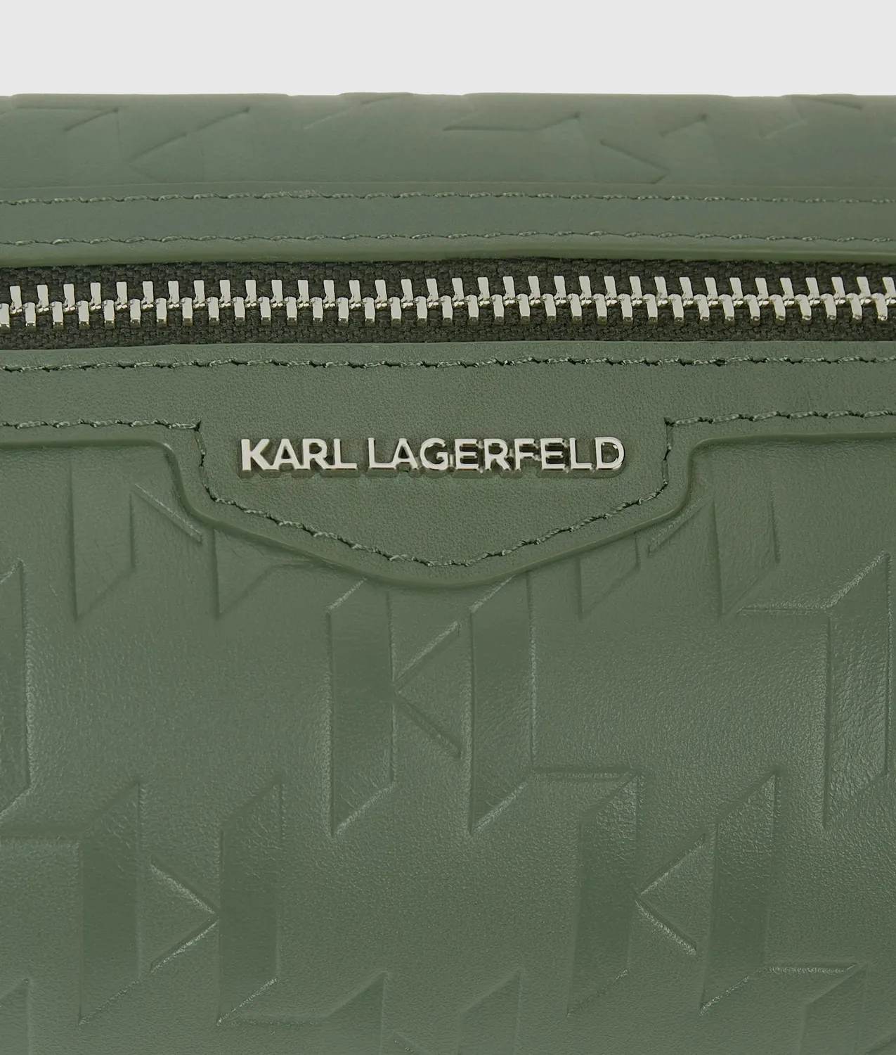 Karl Lagerfeld K/Loom Mini Barrel Tasche Leder