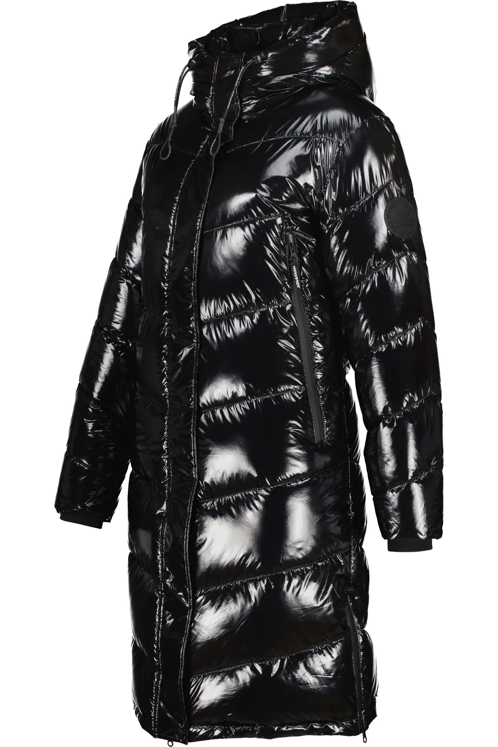 Alife & Kickin LolaniAK A Puffer Parka schwarz lang