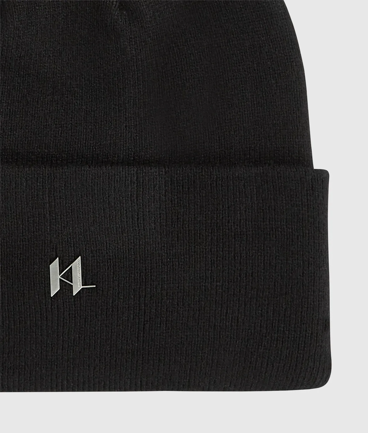 Karl Lagerfeld K/Monogram Strickmütze Beanie