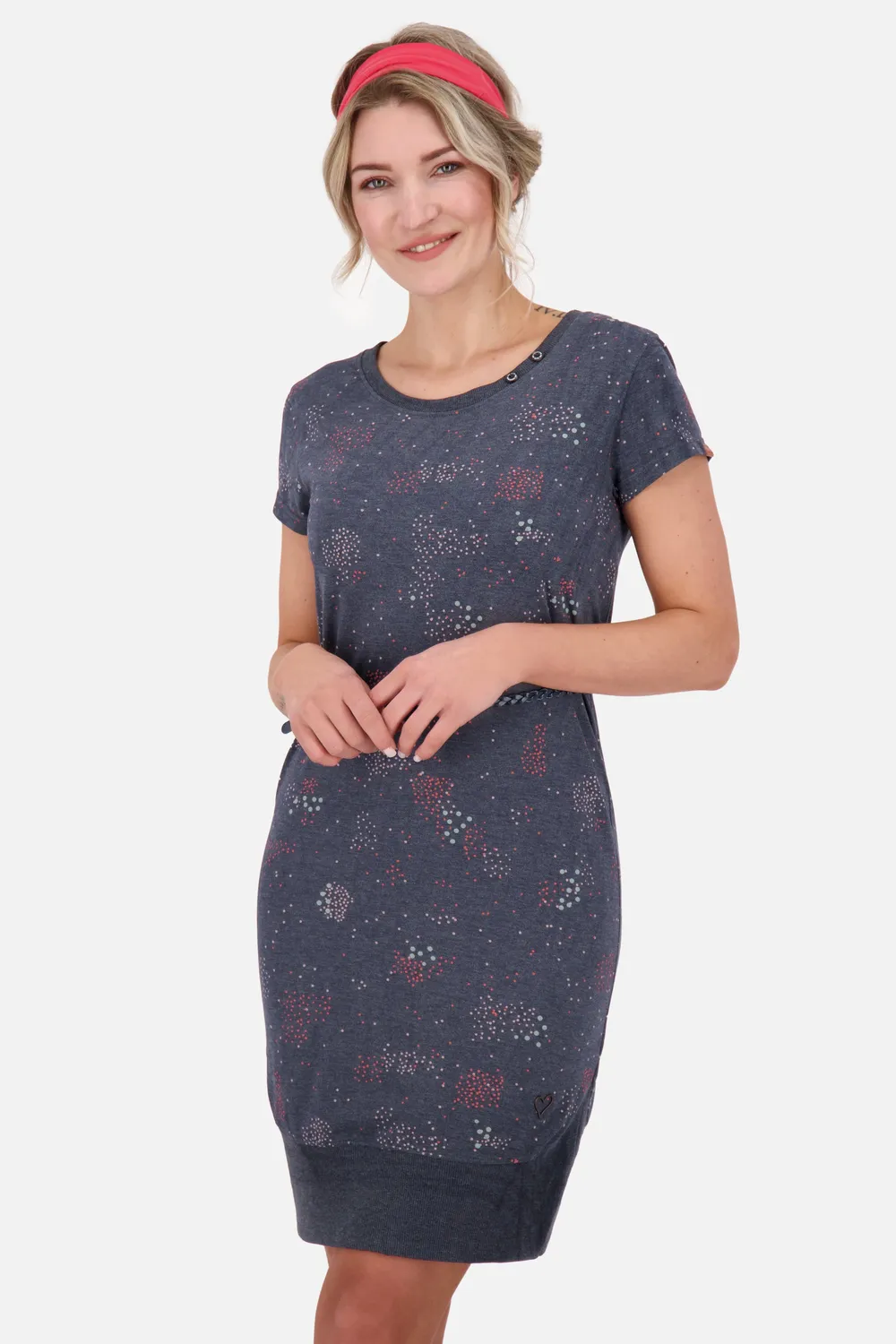 Alife & Kickin ColetteAK B Kleid dunkelblau gemustert