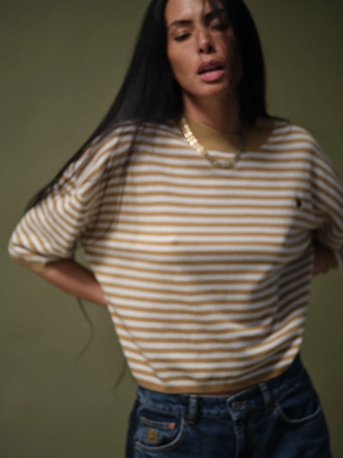 Mos Mosh MMHPoetic Stripe Strickpullover Streifen Wolle