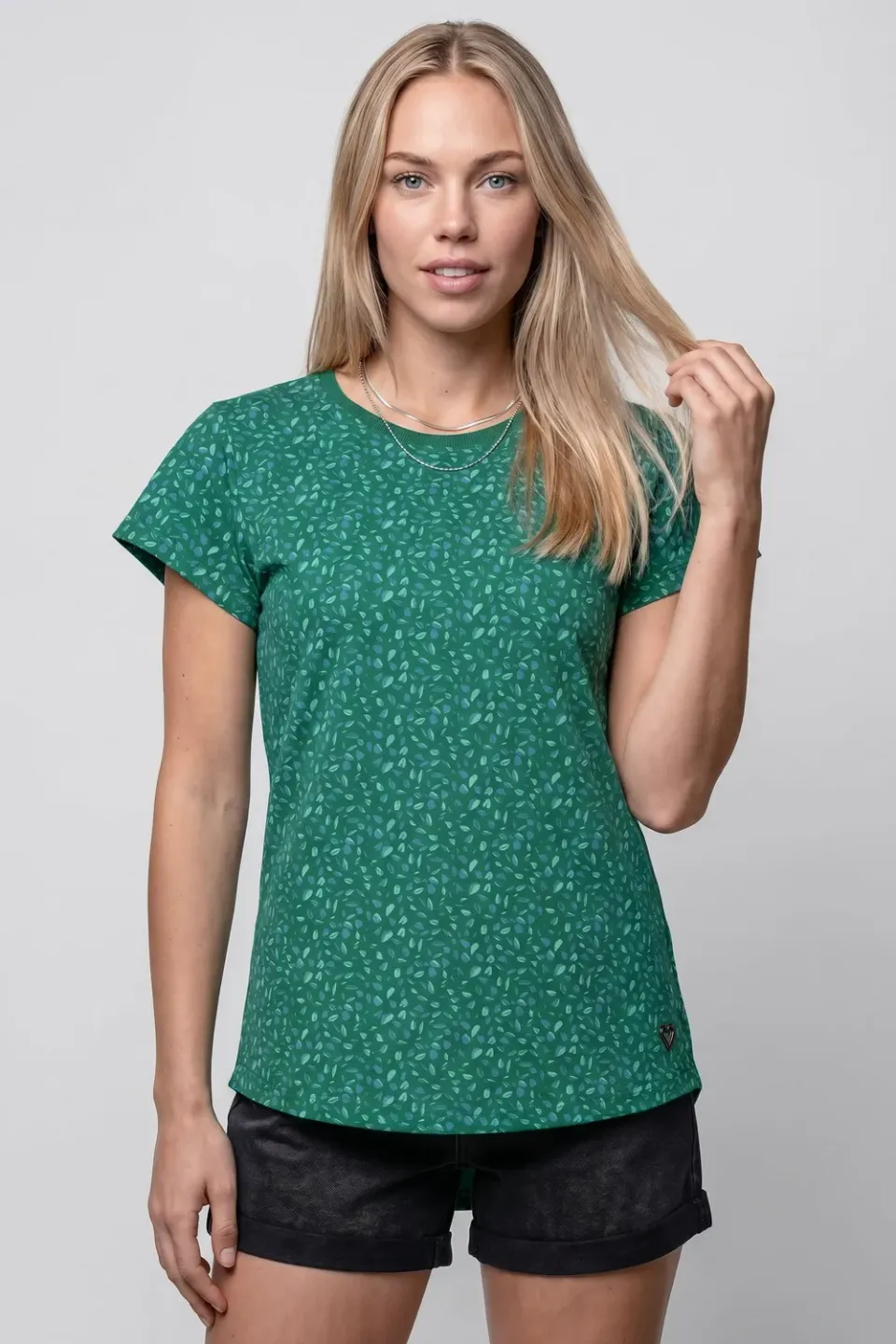 Alife & Kickin FelinaAK B T-Shirt Dunkelgrün Damen