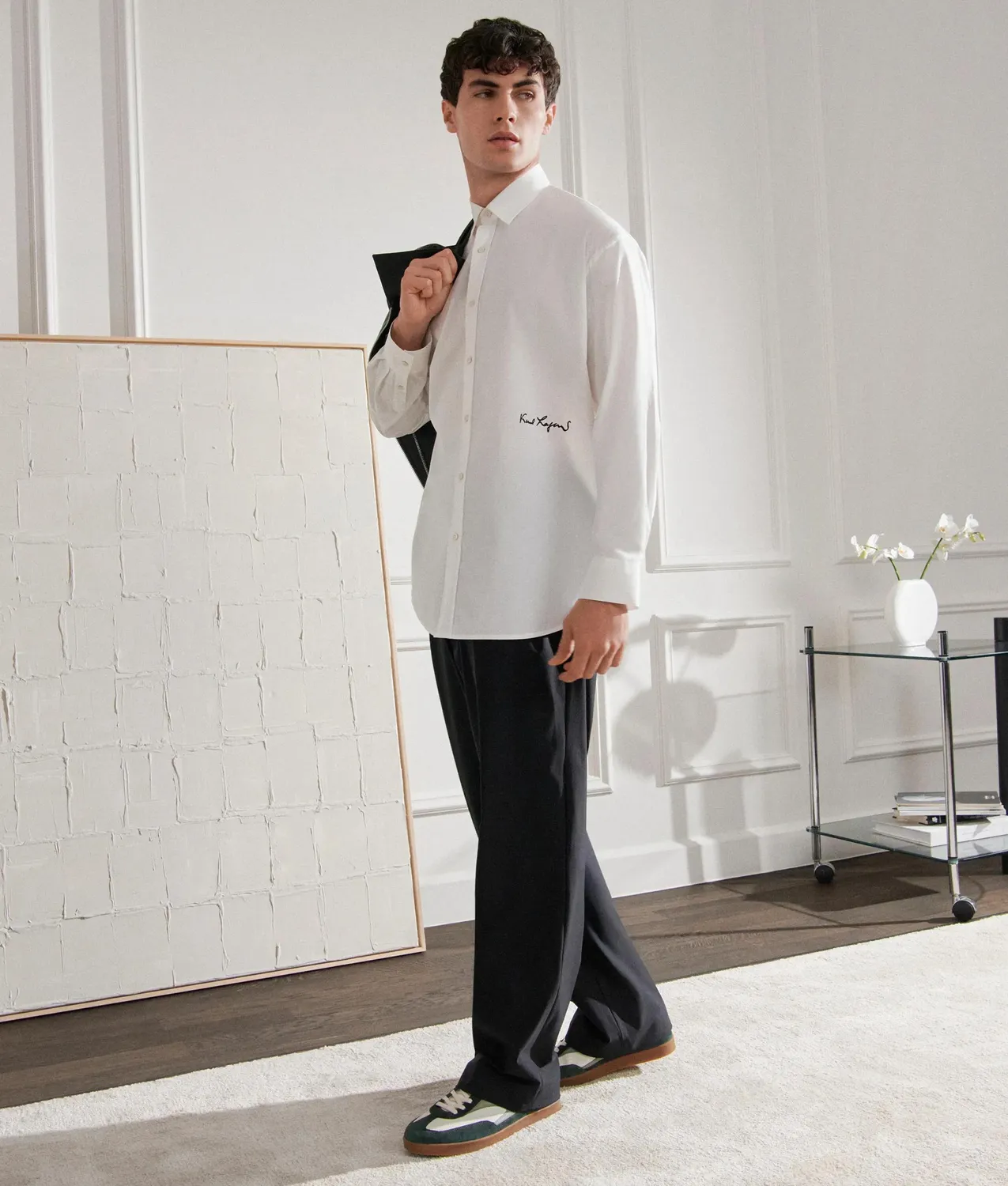 Karl Lagerfeld Maison de Karl Hemd Herren Oversize mit Print