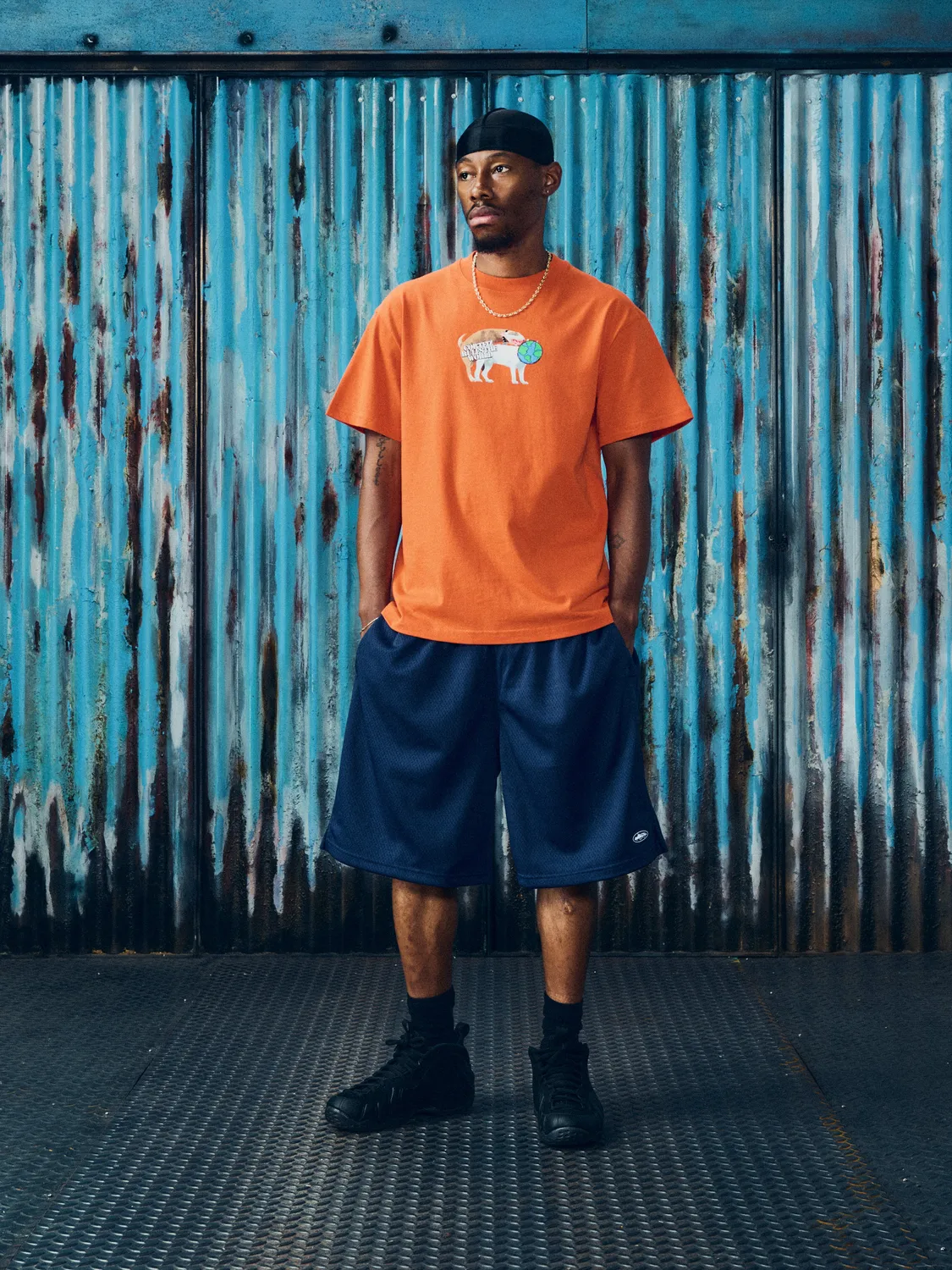 Corteiz Doggy T-Shirt orange Baumwolle