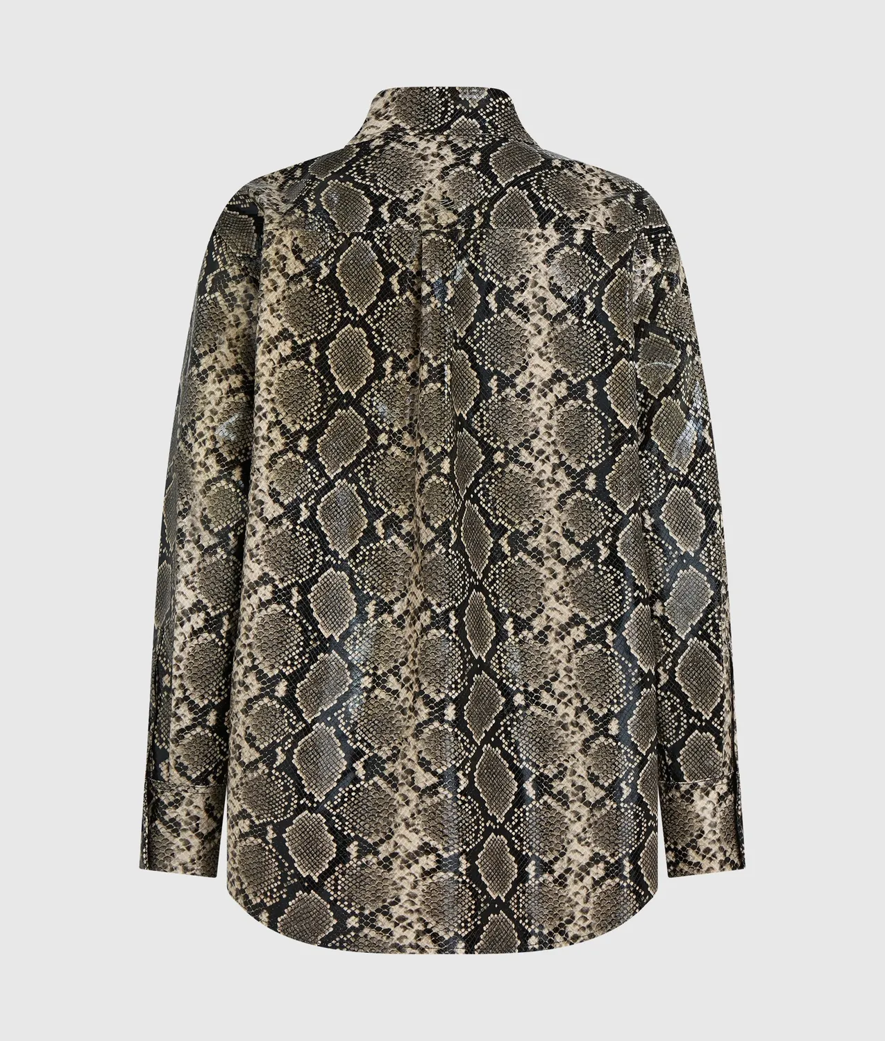 Karl Lagerfeld Faux-Python Overshirt mit Nieten