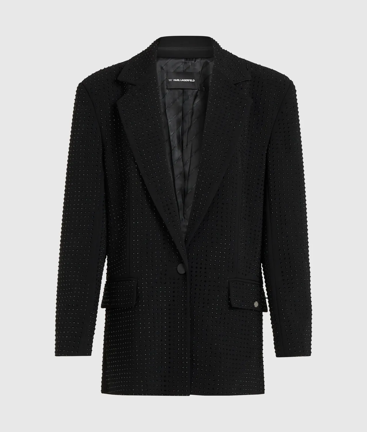 Karl Lagerfeld Rhinestone Blazer Damen 6 mit Strass