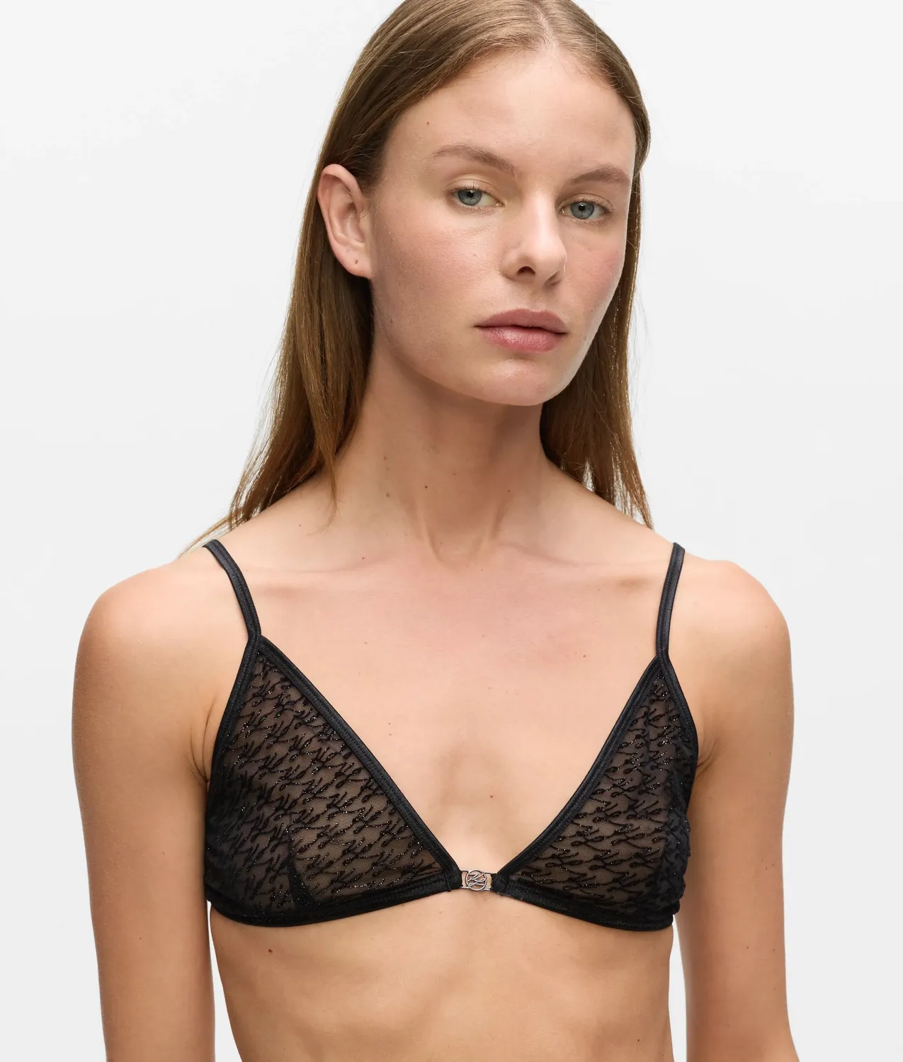 Karl Lagerfeld Autograph Mesh Triangle BH Glitzer XS-XL