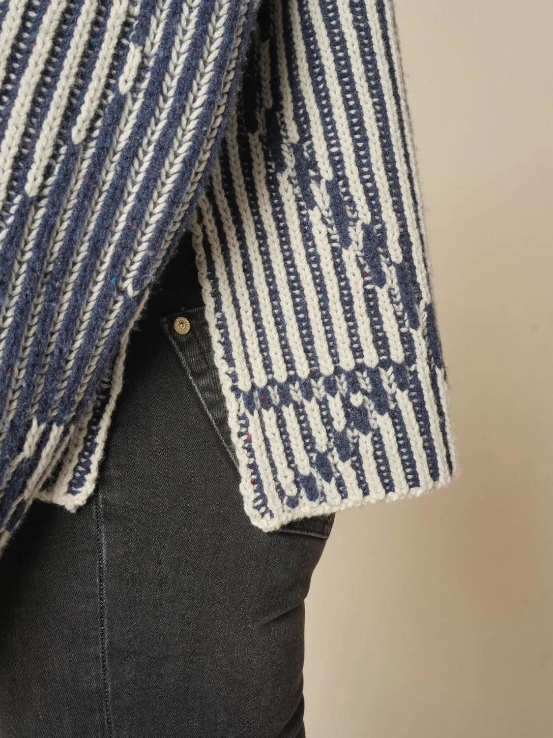 Mos Mosh MMHelna Ikat Rollneck Pullover Wollmix