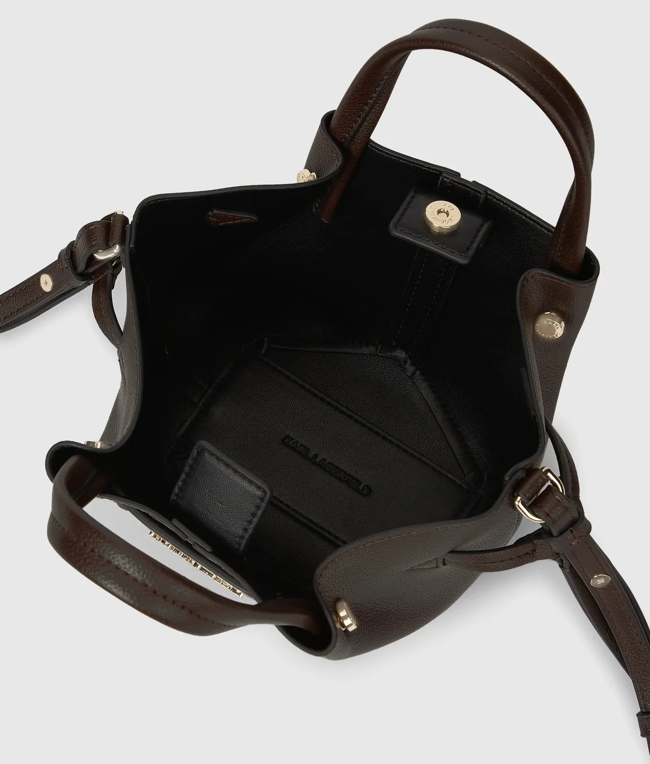 Karl Lagerfeld K/Pierced Mini Tote Bag Schwarz Crossbody