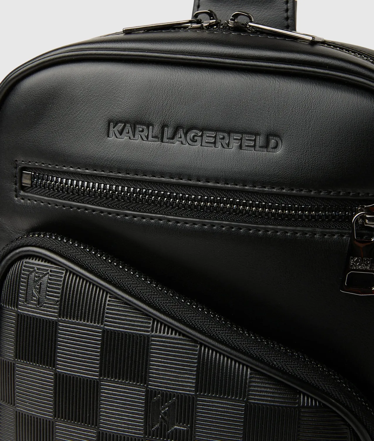Karl Lagerfeld Monogram Checkerboard Vertical Umhängetasche One Size Karo