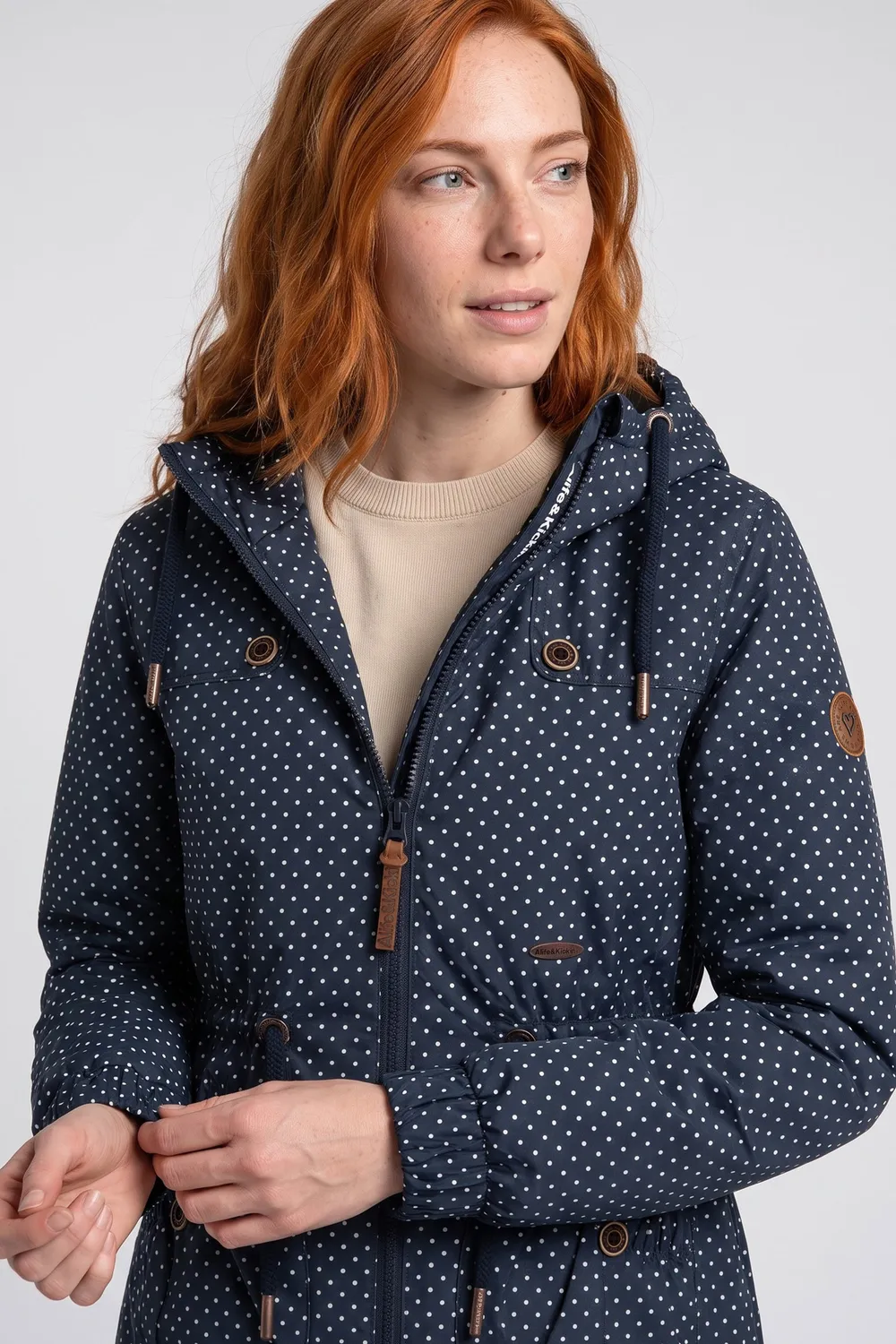 Alife & Kickin CharlotteAK B Parka Dunkelblau Damen