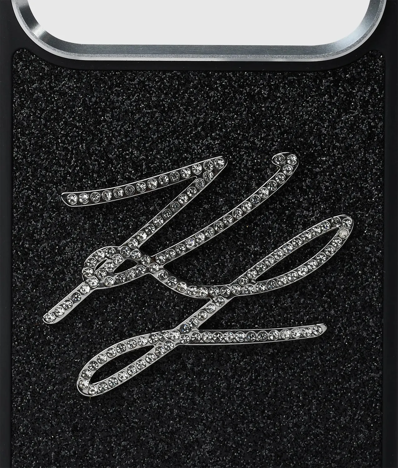 Karl Lagerfeld Autograph Handyhülle iPhone 17 Pro Max Strass