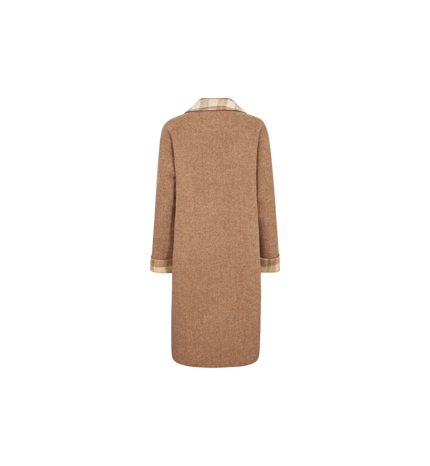 Mos Mosh MMLucca June Jacket Mantel Fischgrät Braun