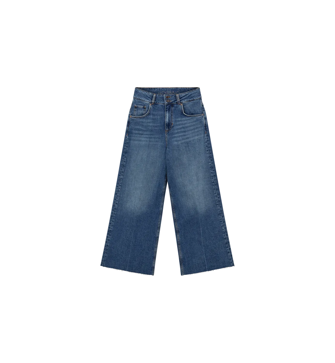 Mos Mosh MMHNoble Dreamy Jeans Wide Leg Blau