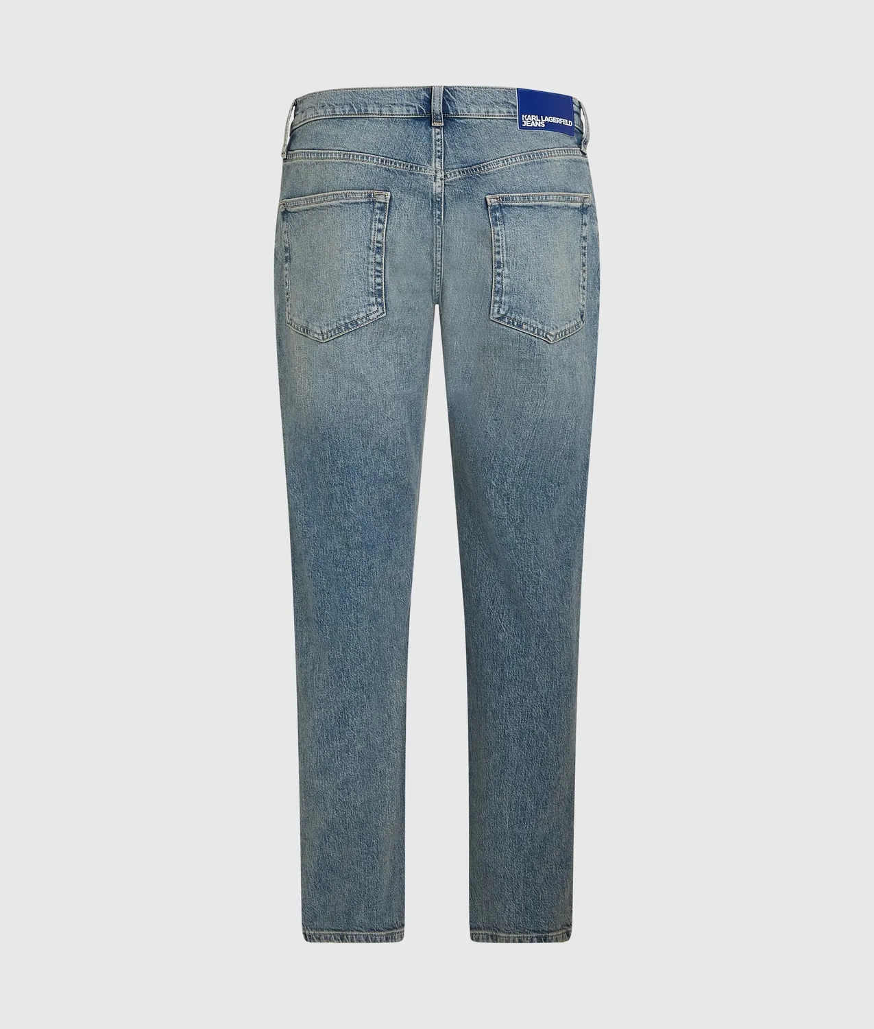 Karl Lagerfeld KL Jeans Tapered Jeans Vintage-Waschung blau