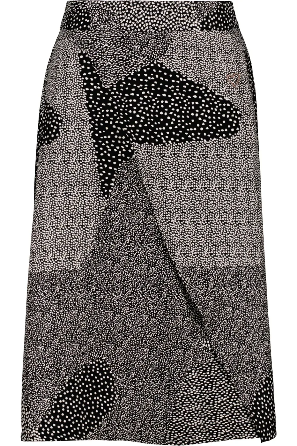 Alife & Kickin SylvieAK B Short Rock schwarz Wickeloptik