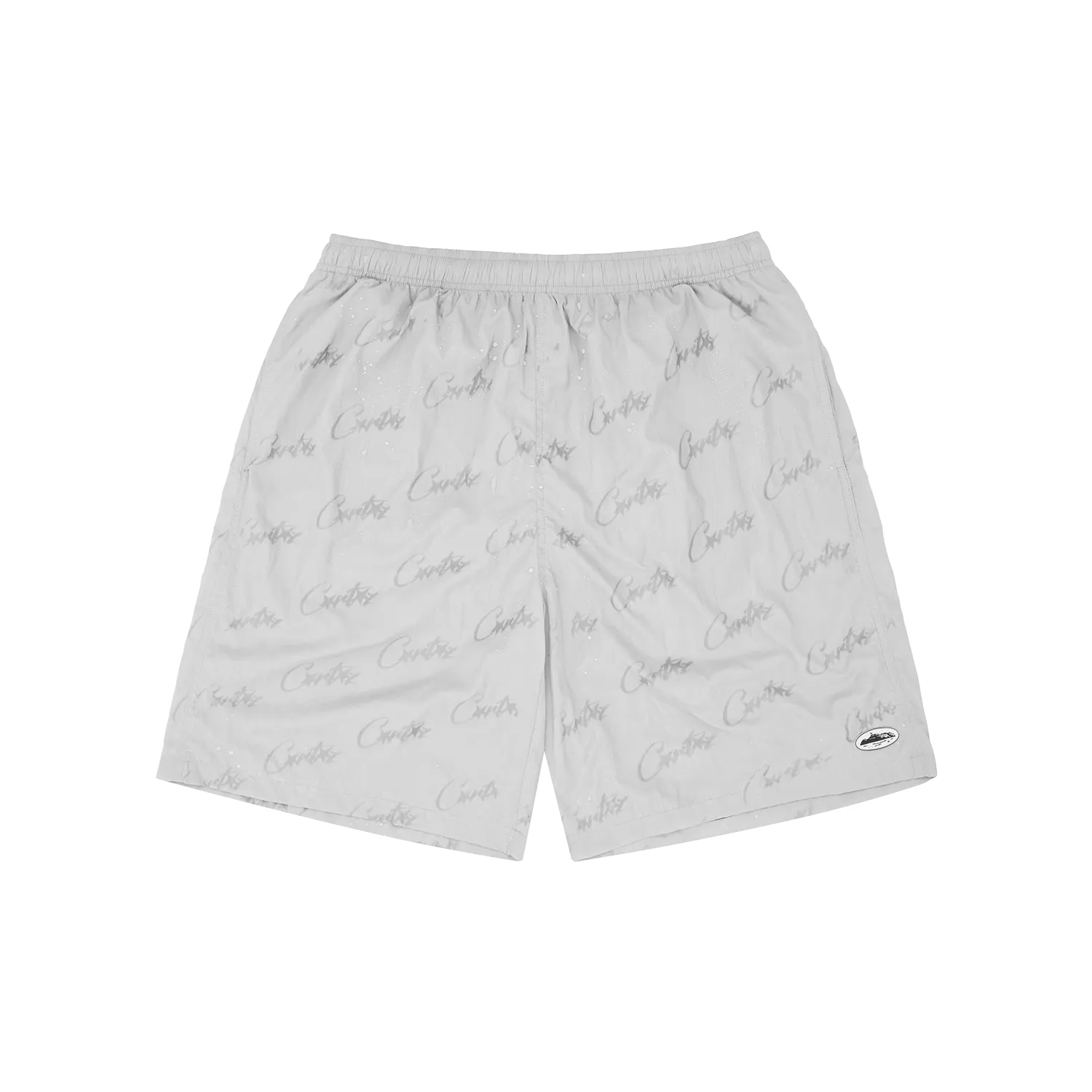 Corteiz Hydro Swim Short Badeshorts Grau Nylon