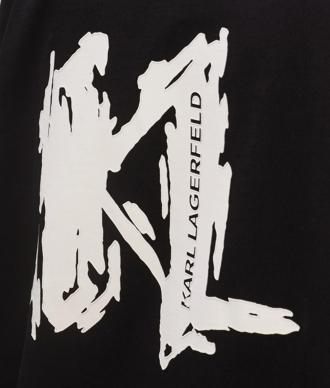 Karl Lagerfeld Graphic Monogram T-Shirt Bio-Baumwolle