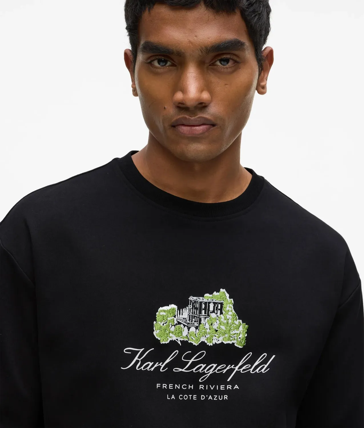 Karl Lagerfeld Villa la Vigie T-Shirt Bio-Baumwolle