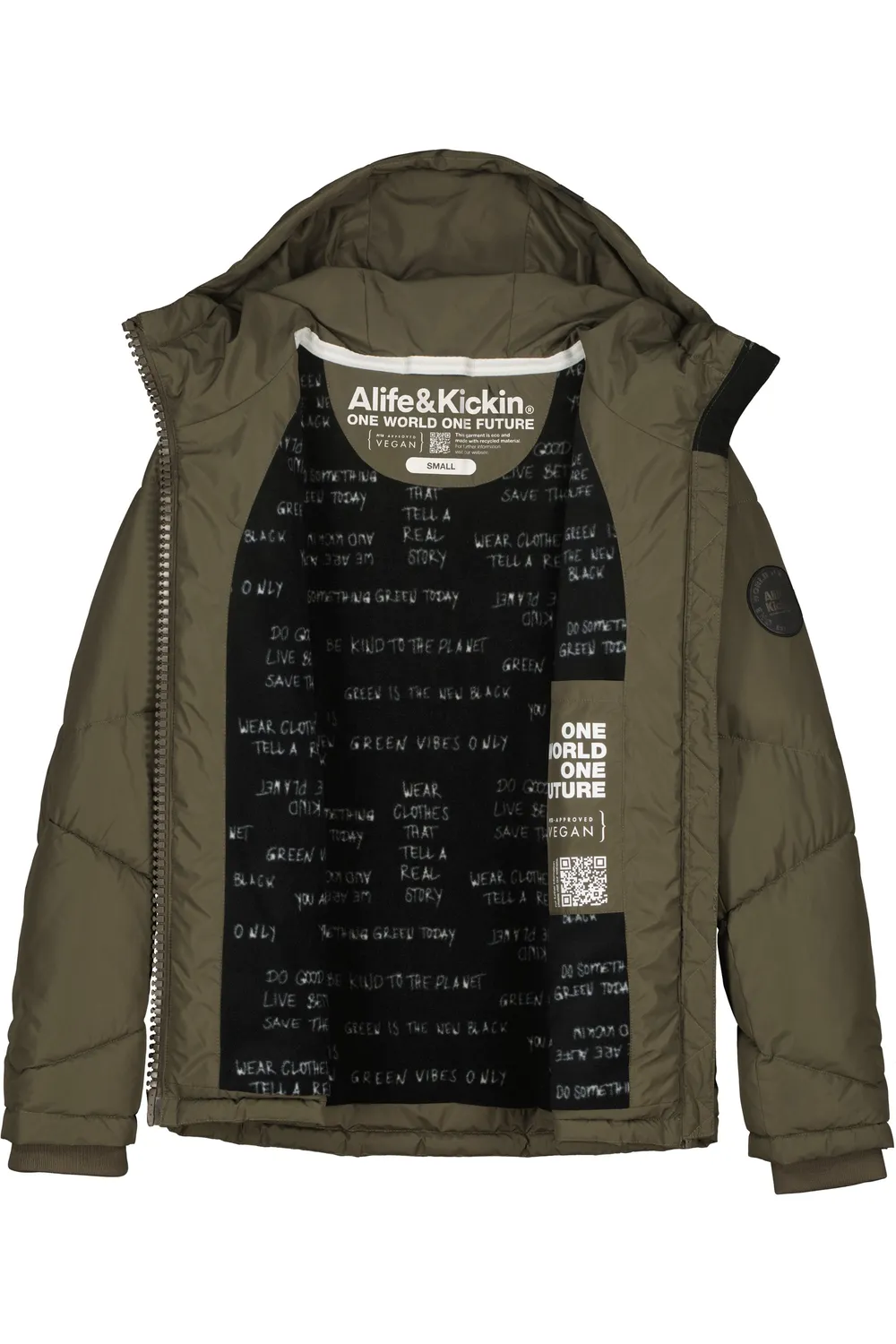 Alife & Kickin KasandraAK A Steppjacke Dunkelgrün Damen