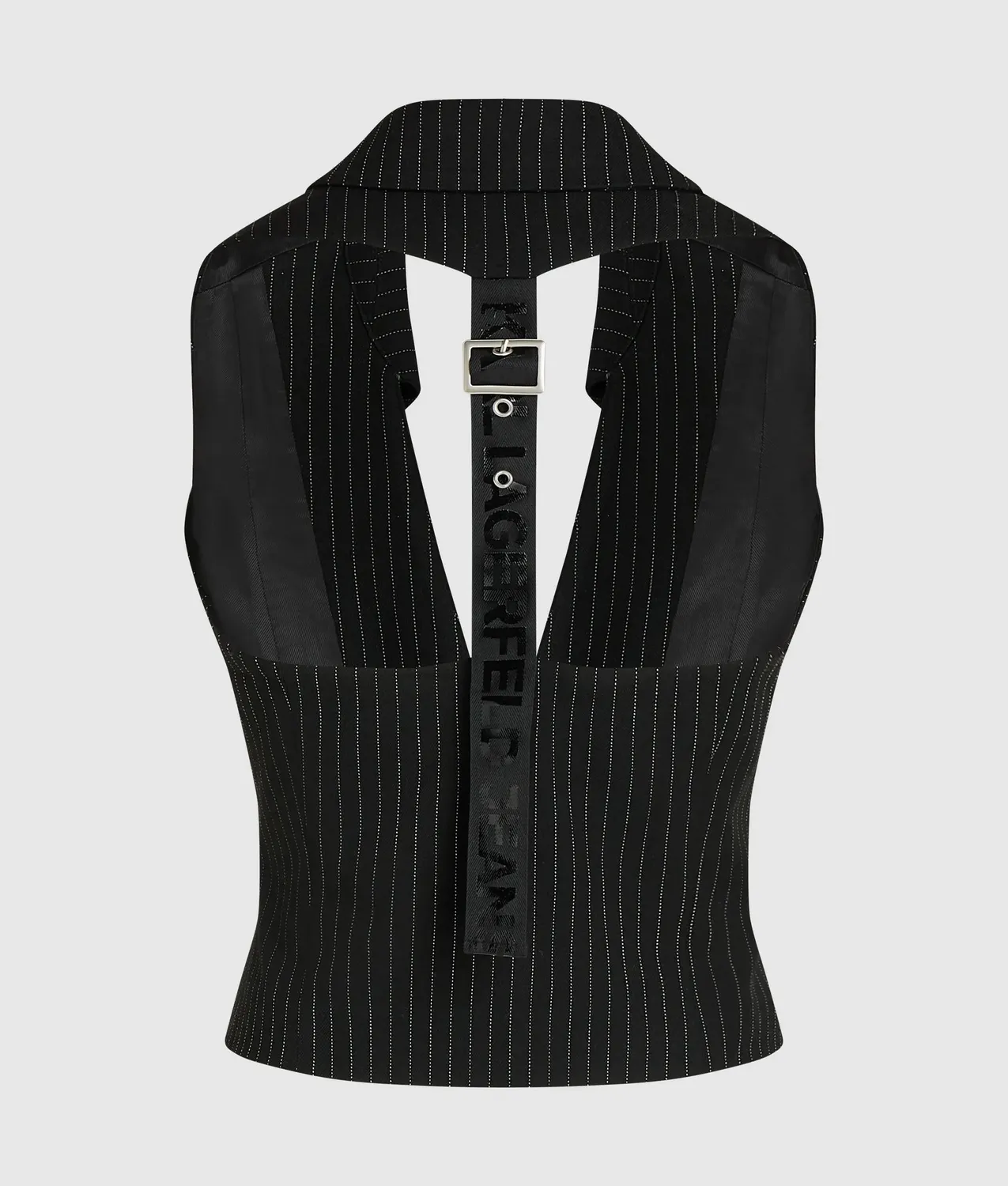 Karl Lagerfeld Jeans Weste Nadelstreifen Slim
